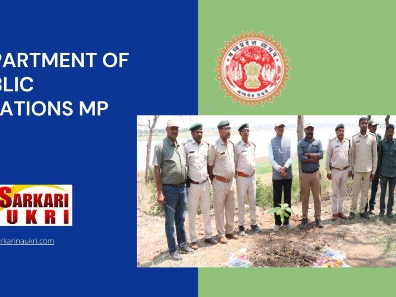 Department of Public Relations MP Recruitment