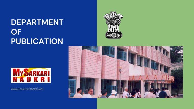 Department of Publication Recruitment