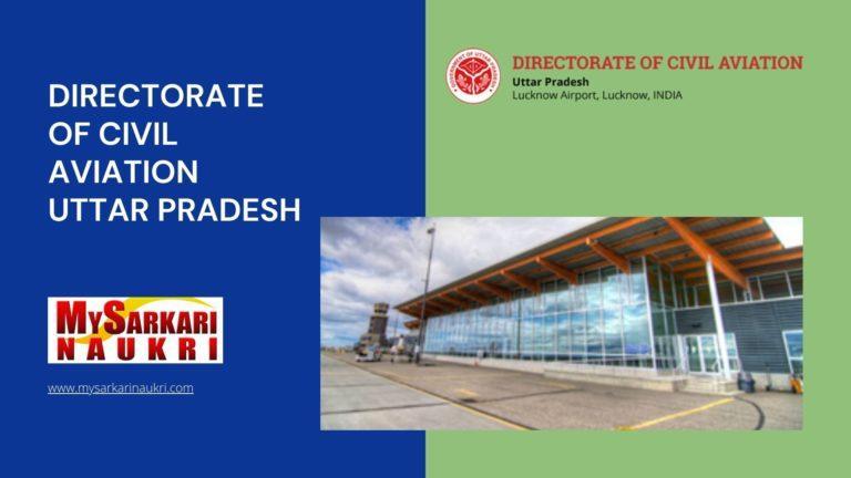Directorate of Civil Aviation Uttar Pradesh Recruitment