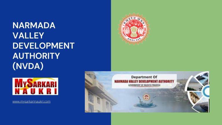 Narmada Valley Development Authority (NVDA) Recruitment