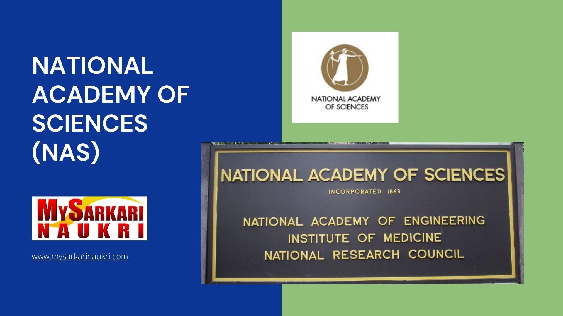 National Academy of Sciences (NAS) Recruitment