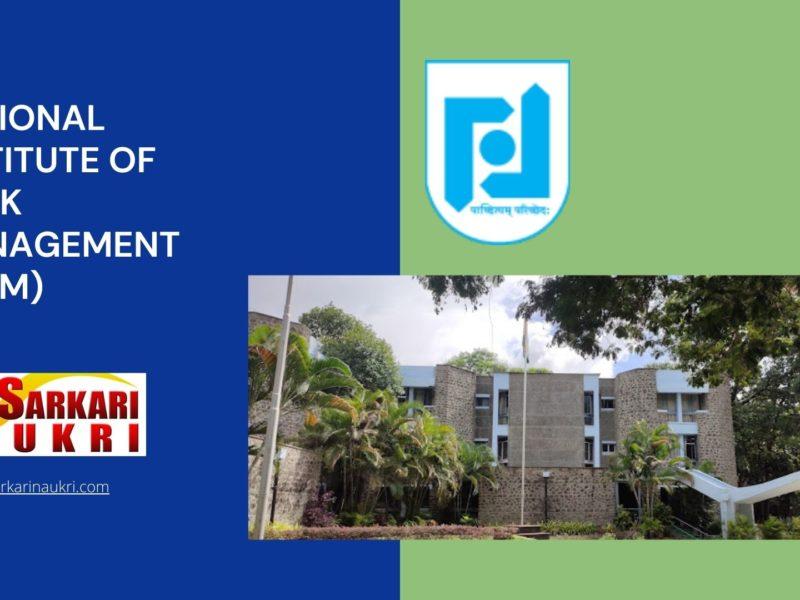 National Institute Of Bank Management (NIBM) Recruitment