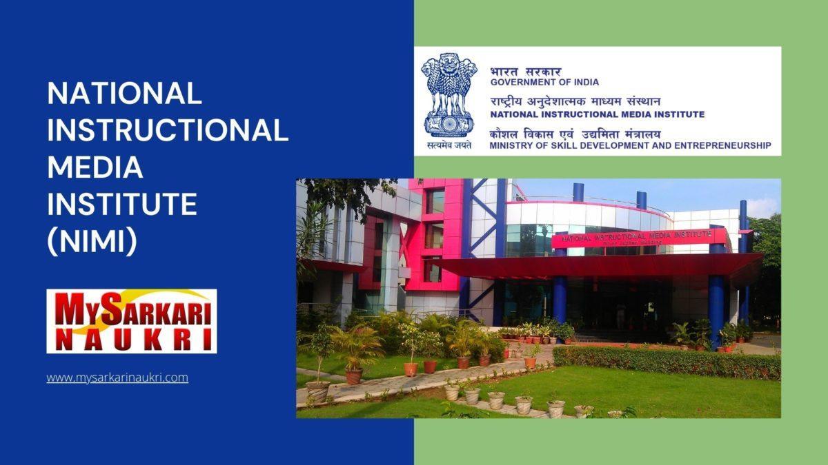 National Instructional Media Institute (NIMI) Recruitment