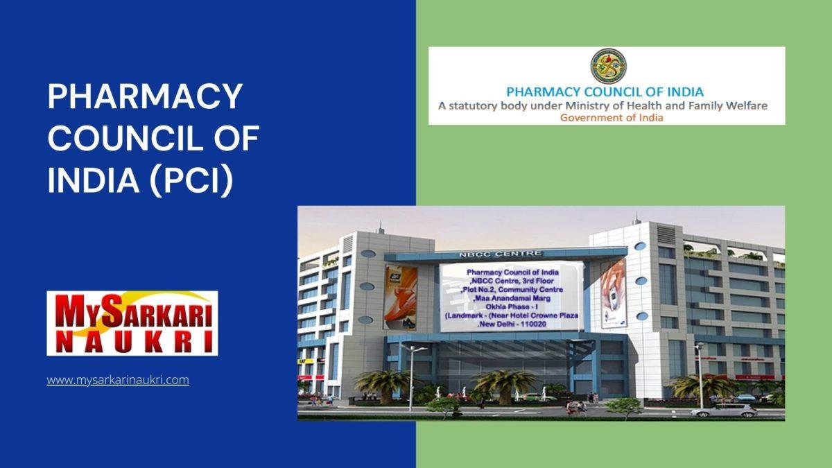 Pharmacy Council of India (PCI) Recruitment
