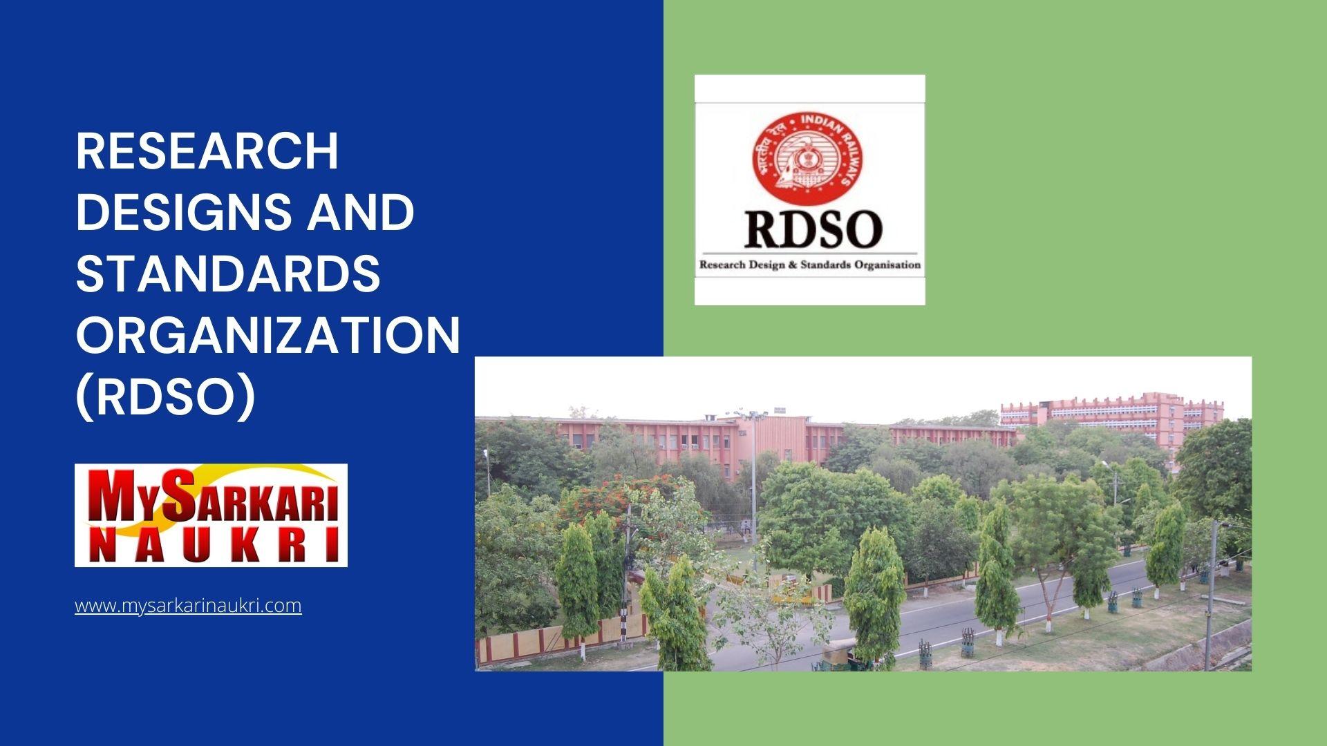 Research Designs and Standards Organization (RDSO) Recruitment