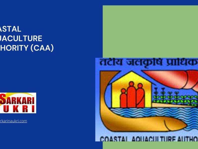 Coastal Aquaculture Authority (CAA)