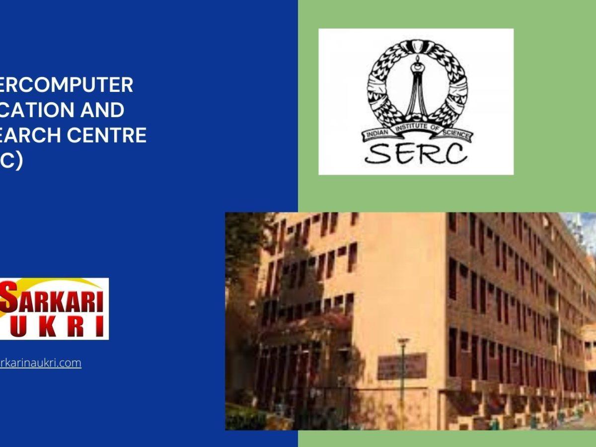 Supercomputer Education And Research Centre (SERC)