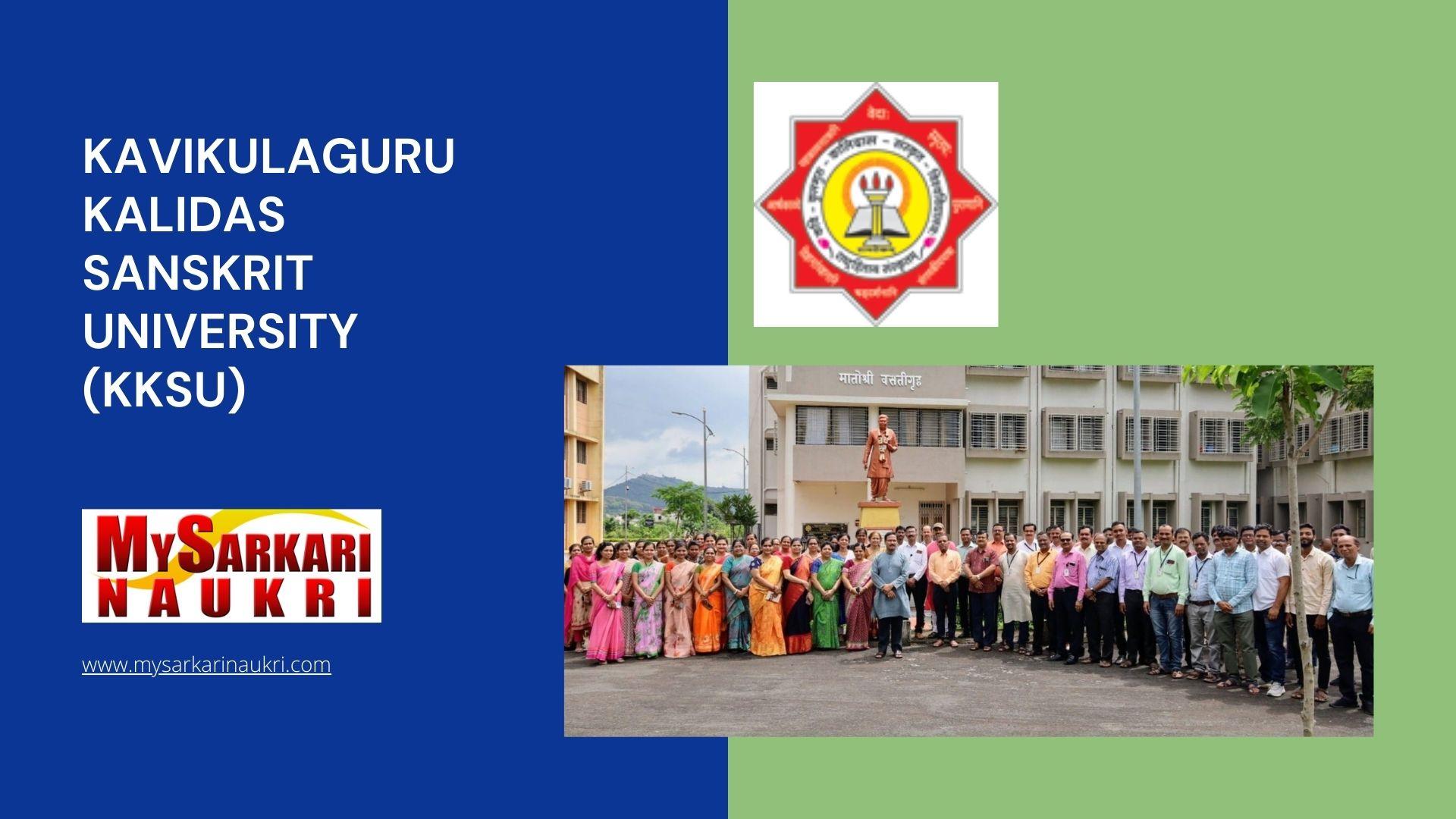 Kavikulaguru Kalidas Sanskrit University (KKSU) Recruitment