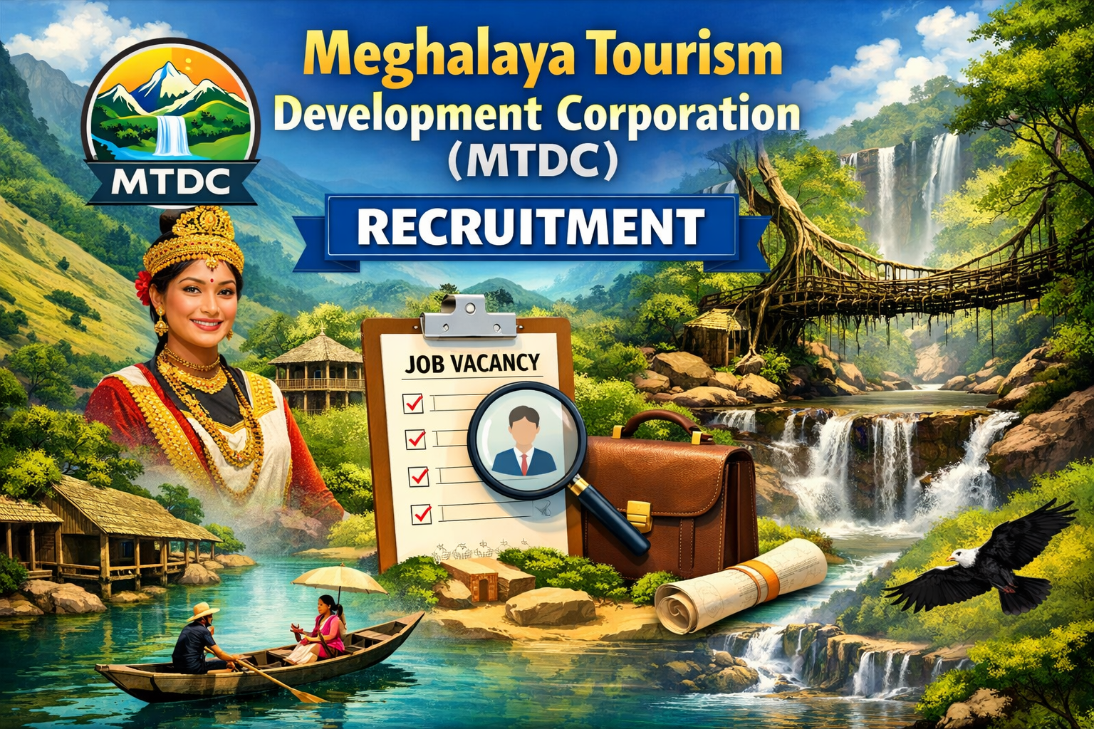 MTDC Recruitment: Apply for Meghalaya Tourism Jobs Online