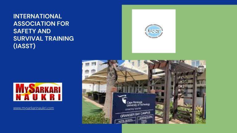 International Association for Safety and Survival Training (IASST) Recruitment