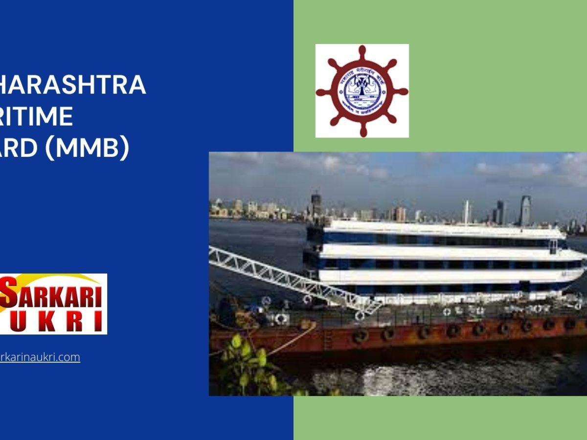 Maharashtra Maritime Board (MMB) Recruitment
