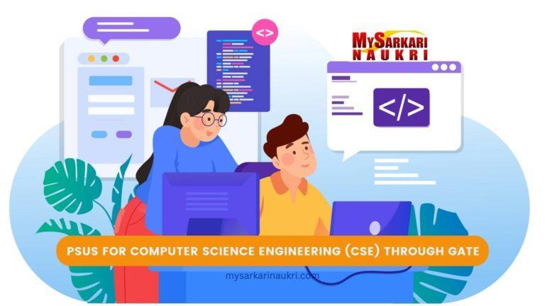 List of PSUs for Computer Science Engineering Through GATE