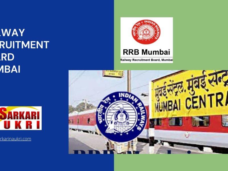 Railway Recruitment Board Mumbai Recruitment