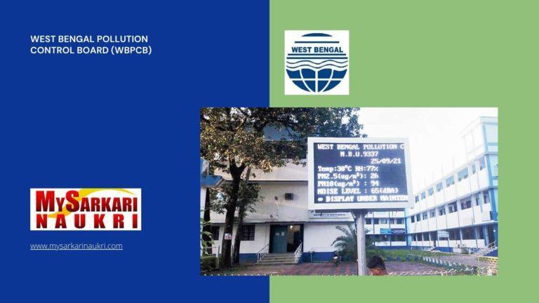 West Bengal Pollution Control Board (WBPCB) Recruitment