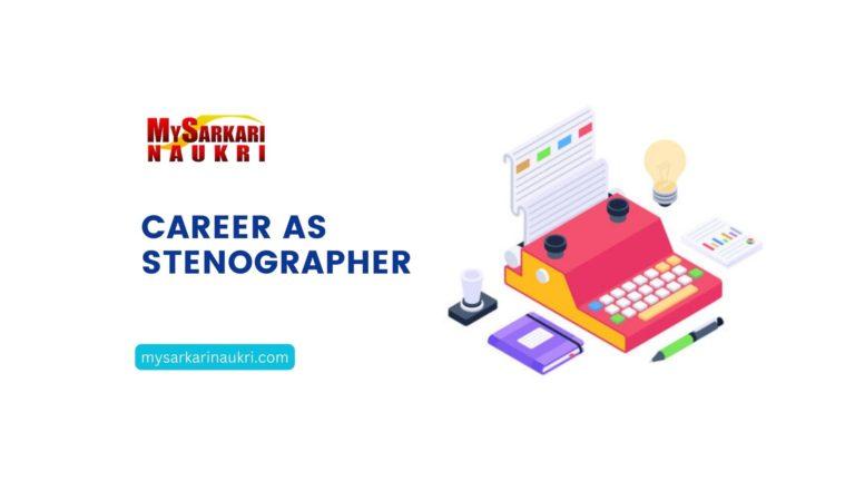 Career as Stenographer