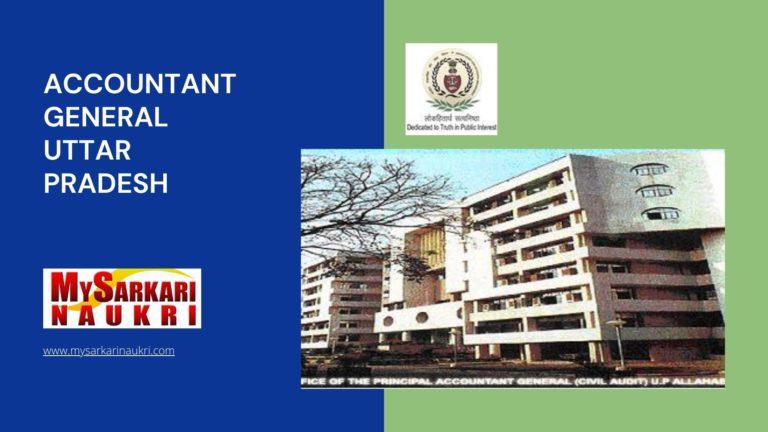 Accountant General Uttar Pradesh Recruitment