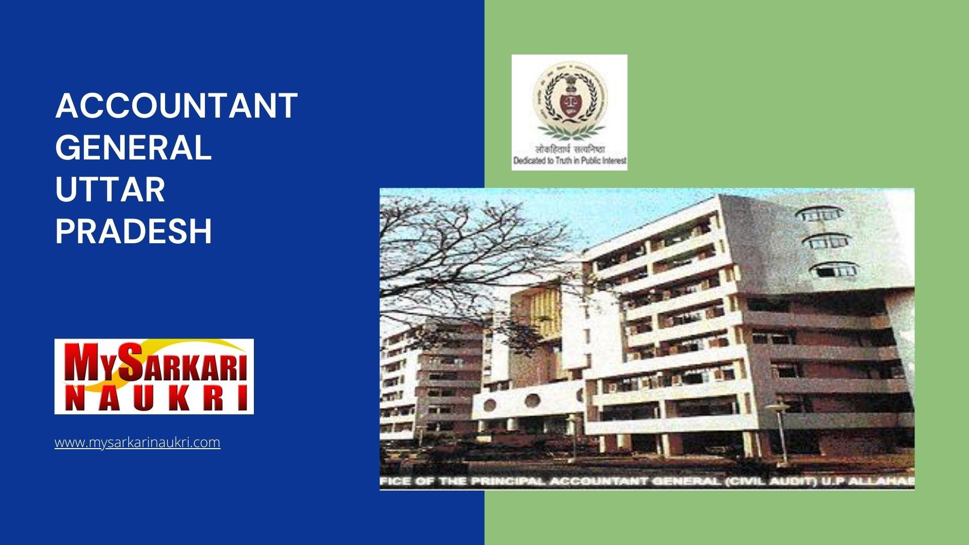 Accountant General Uttar Pradesh Recruitment