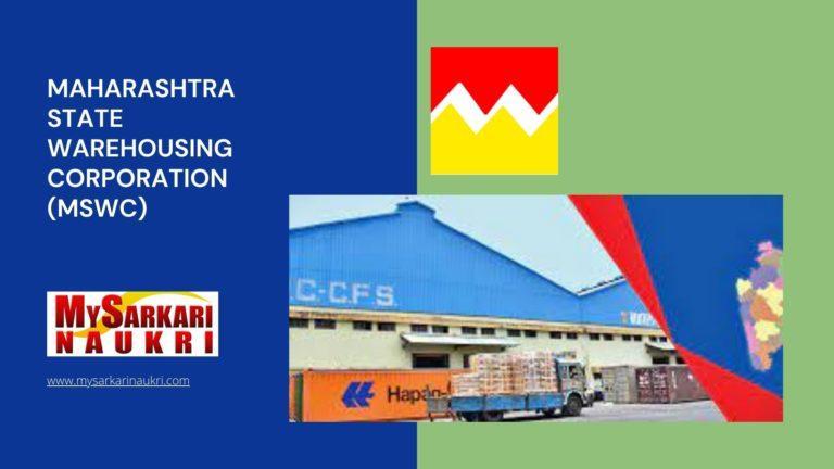 Maharashtra State Warehousing Corporation (MSWC)