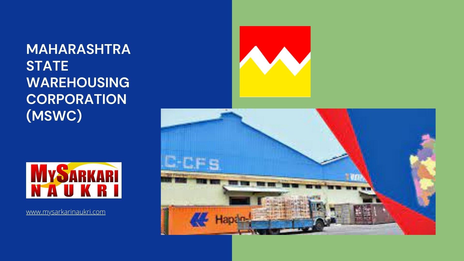 Maharashtra State Warehousing Corporation (MSWC)