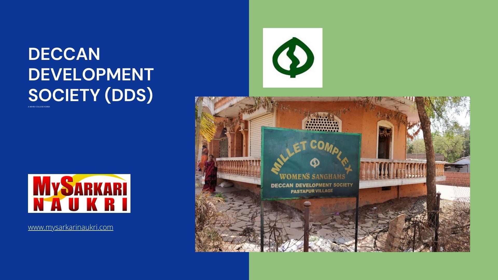 Deccan Development Society (DDS) Recruitment