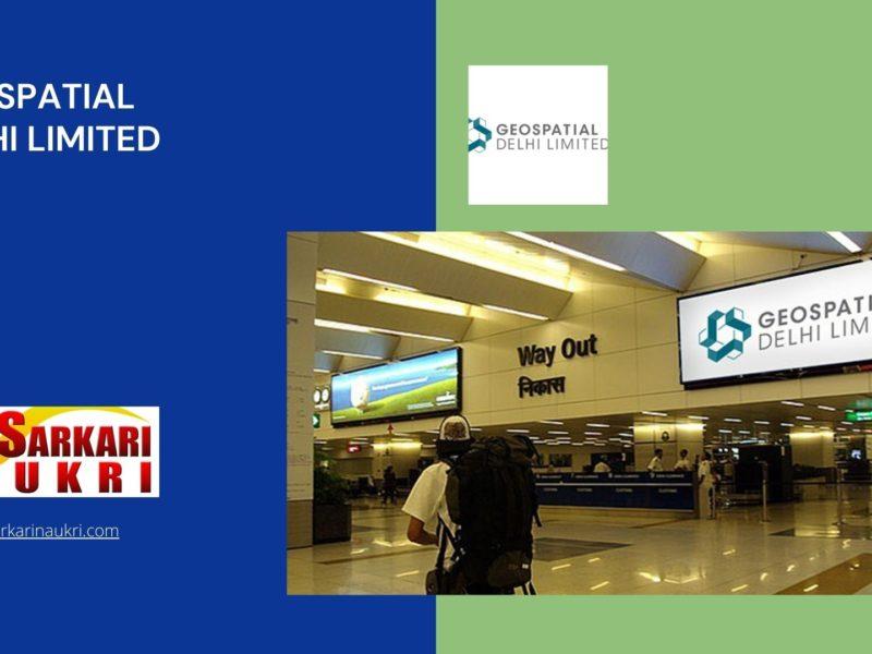 Geospatial Delhi Limited Recruitment