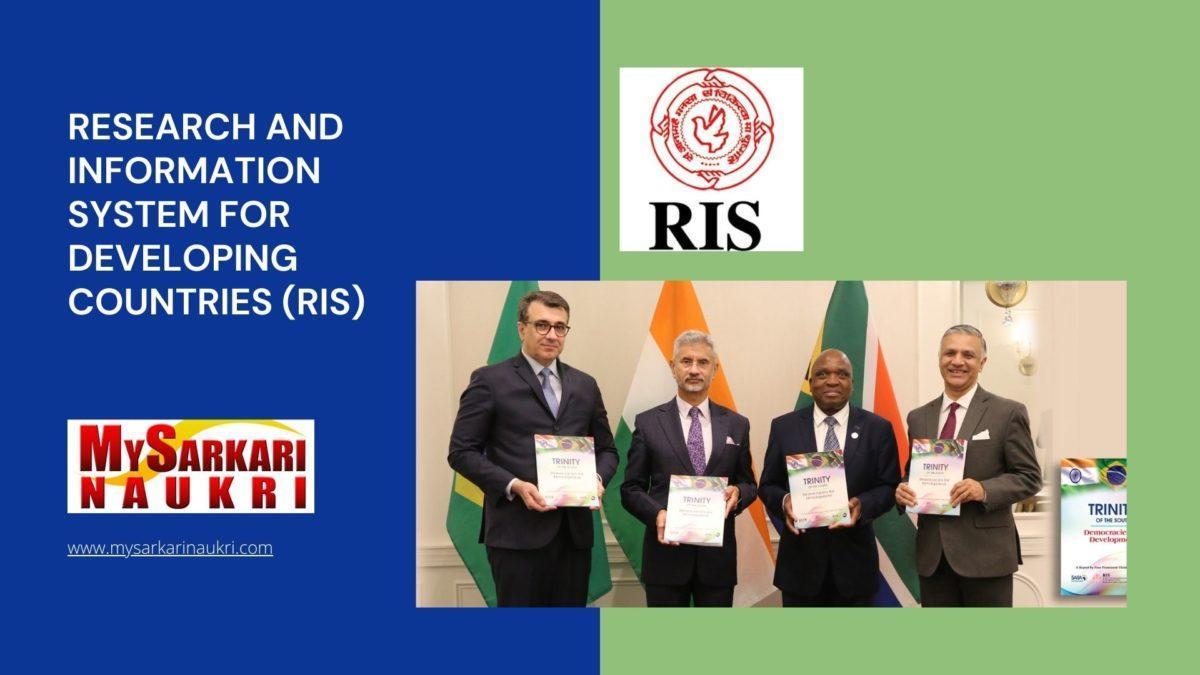 Research and Information System for Developing Countries (RIS) Recruitment