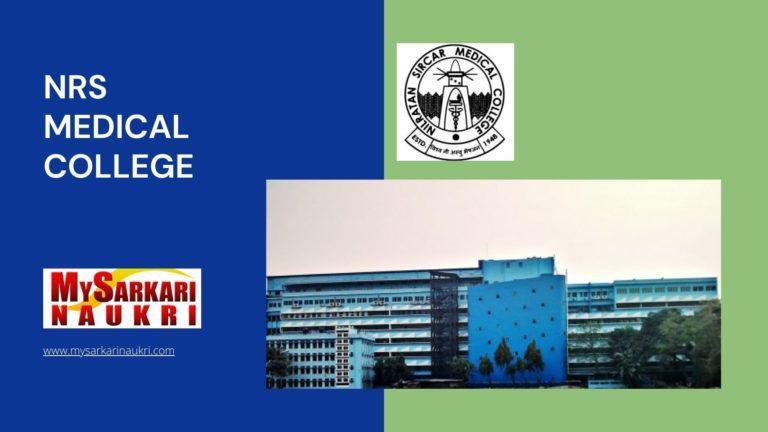 Nrs Medical College Recruitment