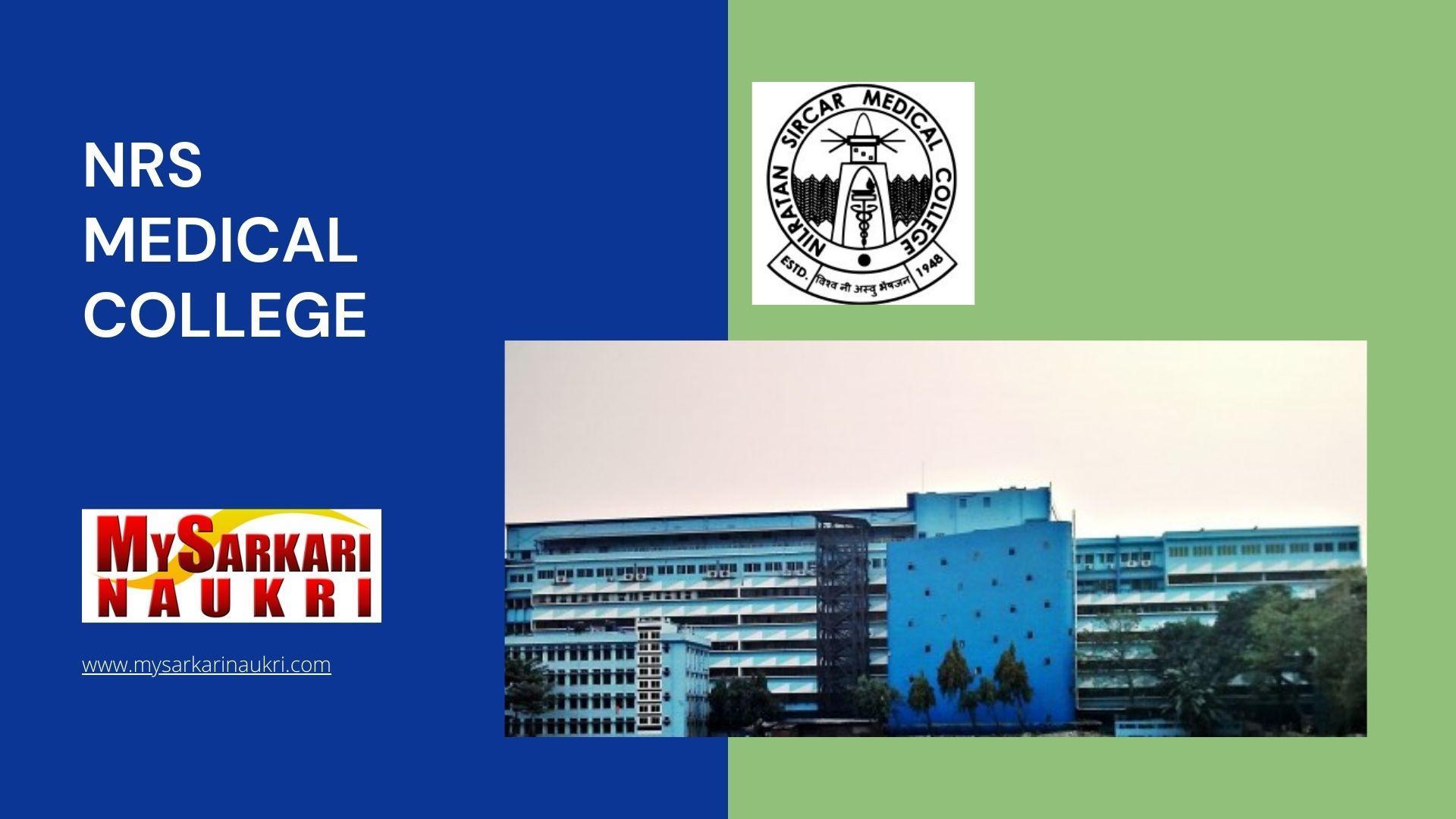 Nrs Medical College Recruitment