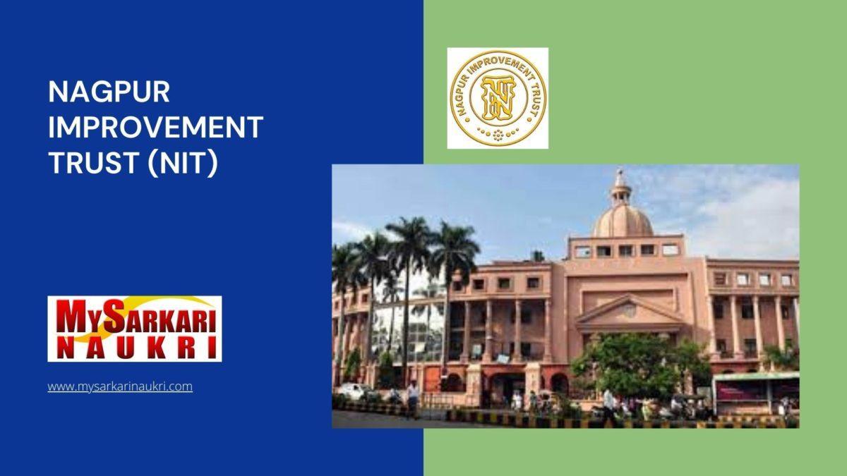 Nagpur Improvement Trust (NIT) Recruitment
