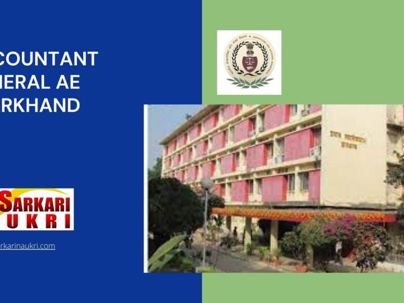 Accountant General Ae Jharkhand Recruitment