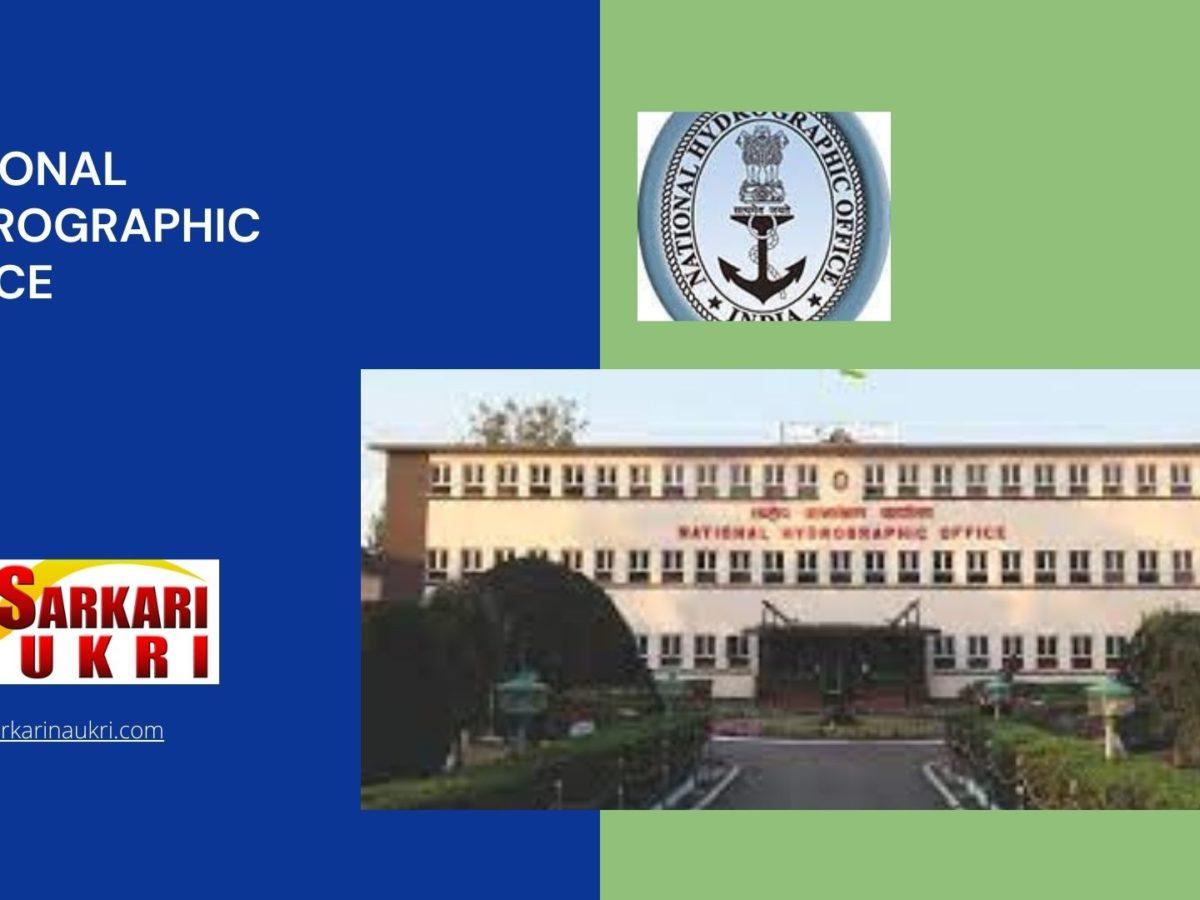 National Hydrographic Office Recruitment