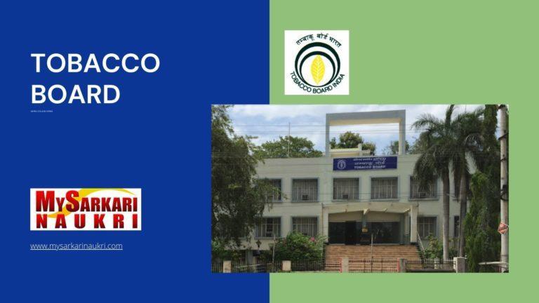 Tobacco Board Recruitment