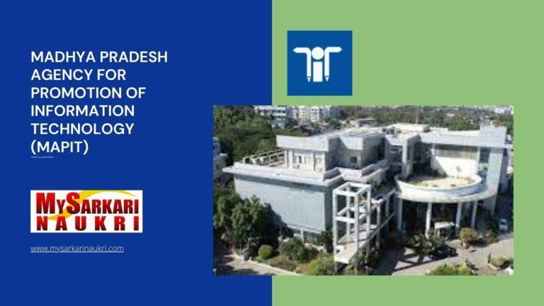Madhya Pradesh Agency for Promotion of Information Technology (MAPIT) Recruitment