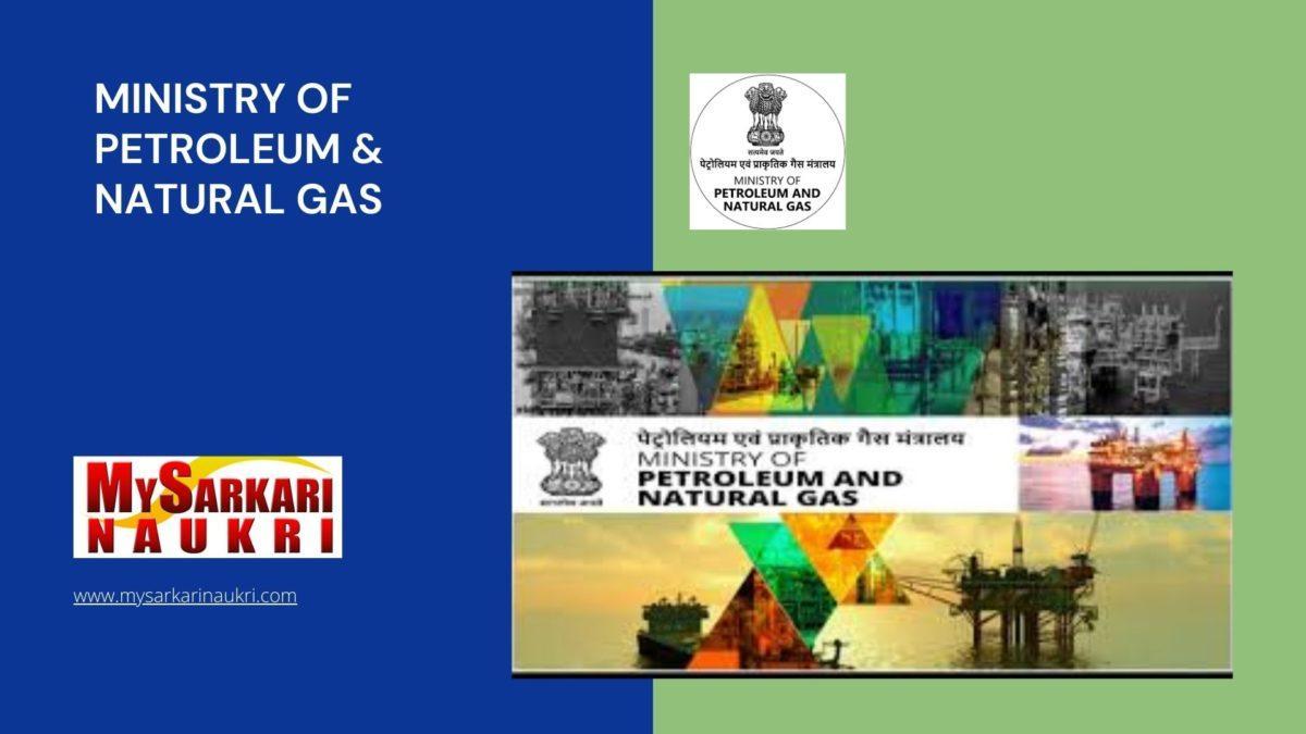 Ministry of Petroleum & Natural Gas Recruitment
