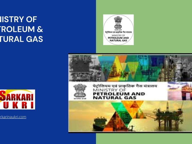 Ministry of Petroleum & Natural Gas Recruitment