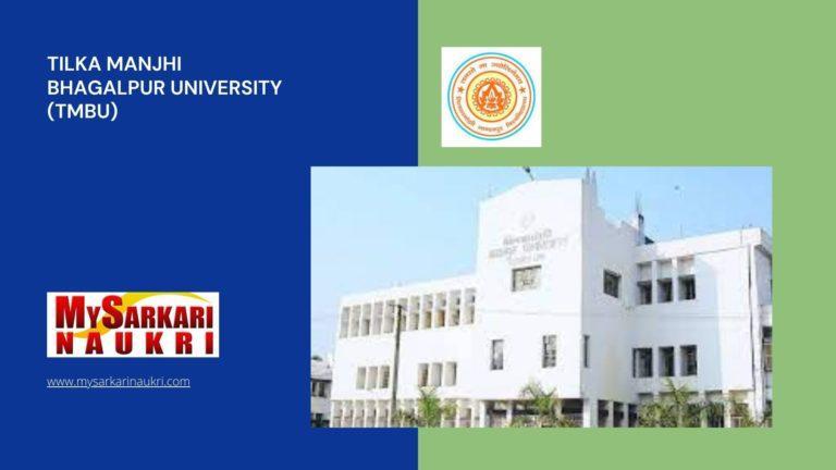 Tilka Manjhi Bhagalpur University (TMBU) Recruitment