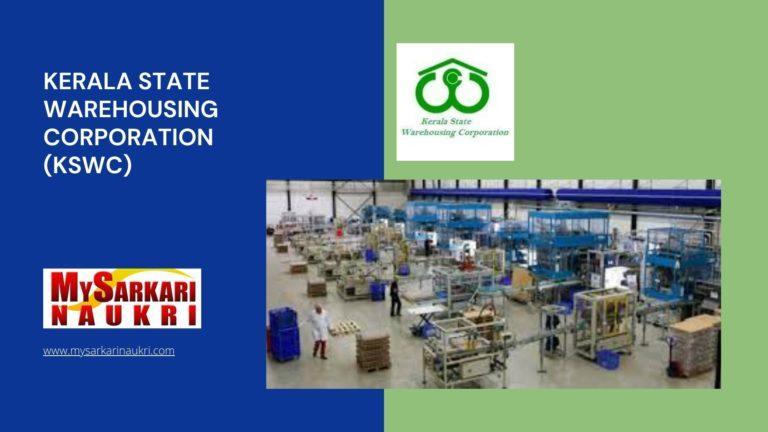 Kerala State Warehousing Corporation (KSWC) Recruitment