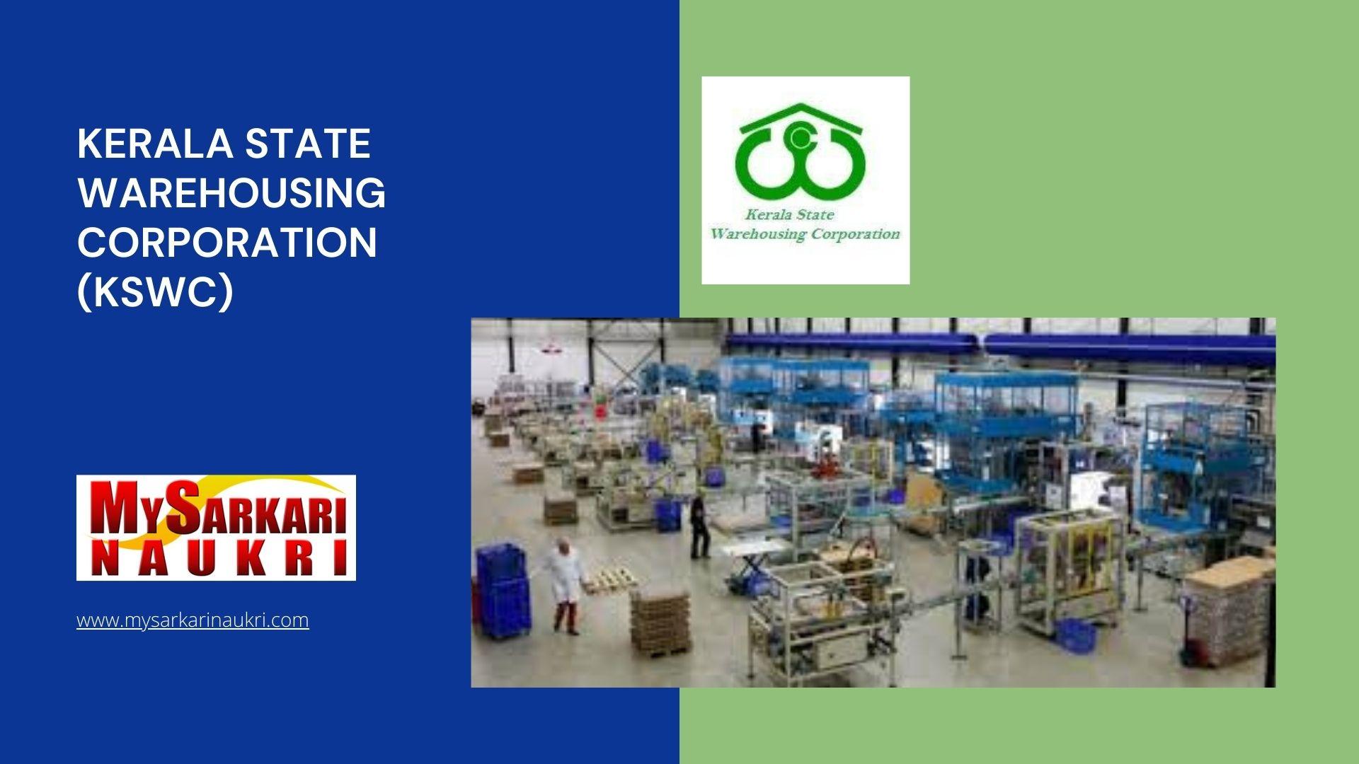 Kerala State Warehousing Corporation (KSWC) Recruitment
