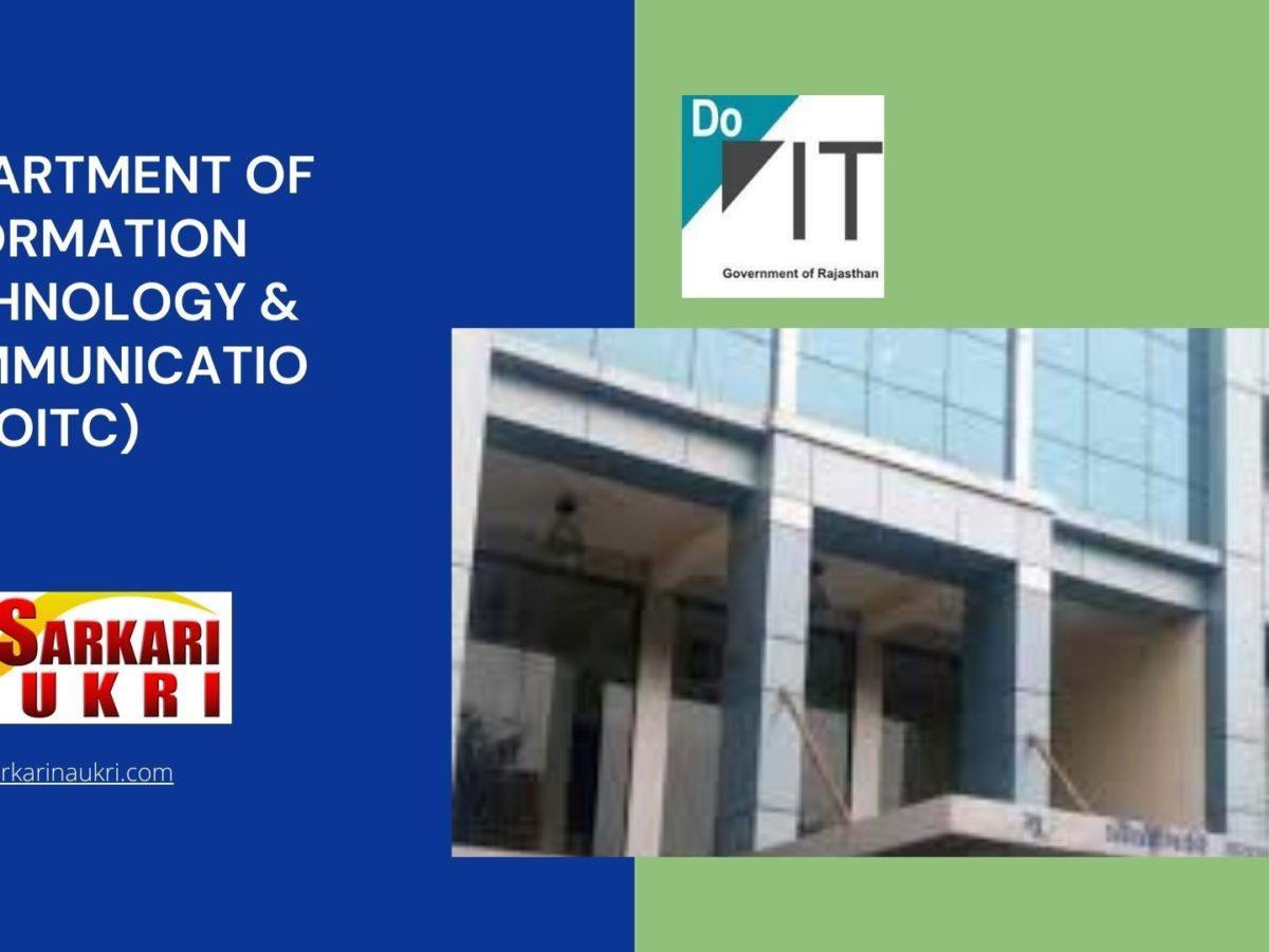 Department of Information Technology & Communication (DoITC) Recruitment