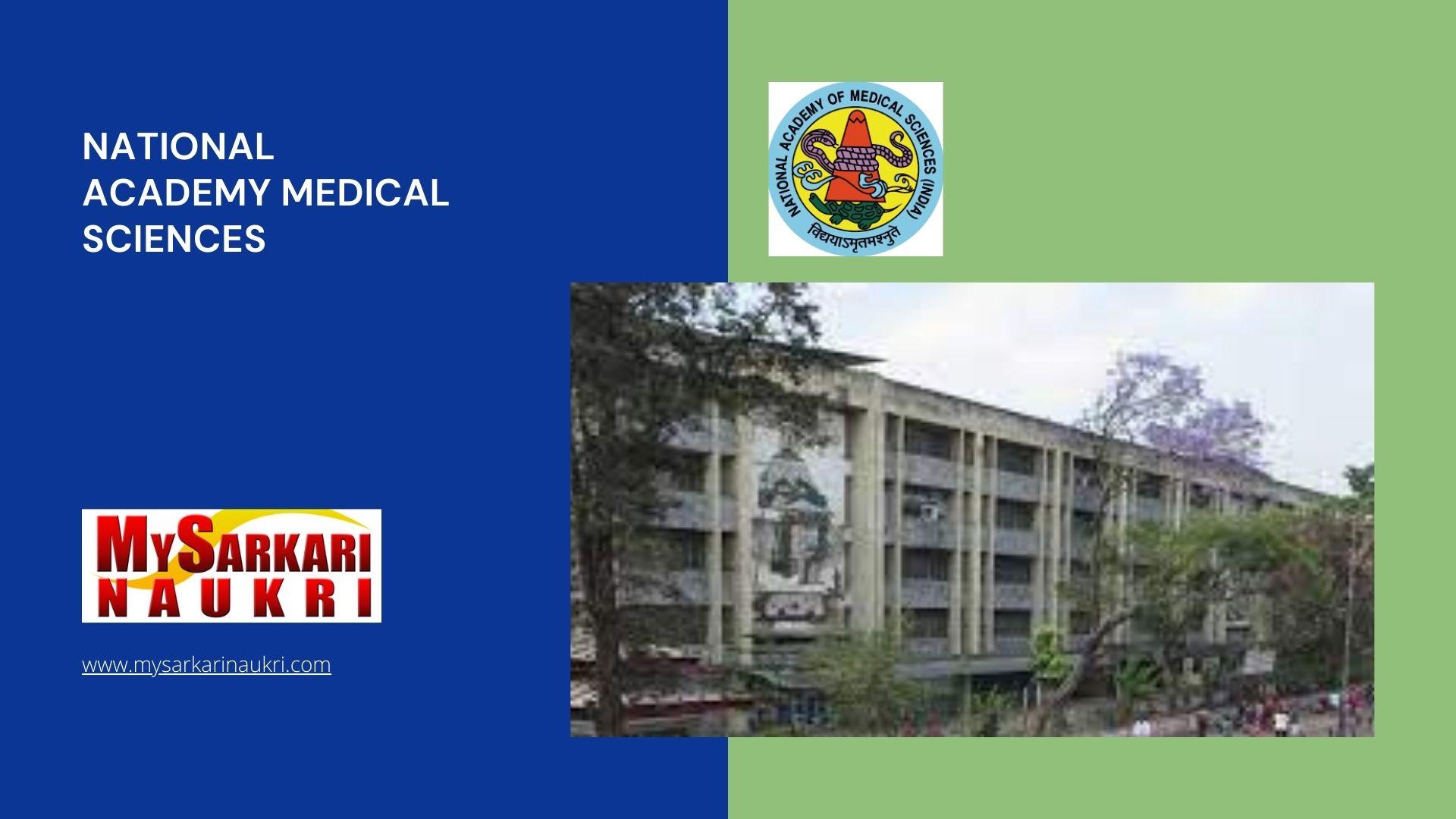 National Academy Medical Sciences Recruitment