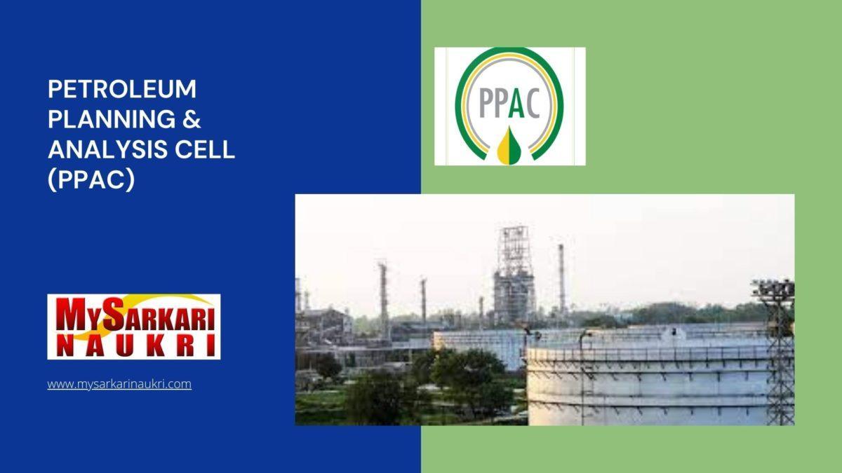 Petroleum Planning & Analysis Cell (PPAC) Recruitment