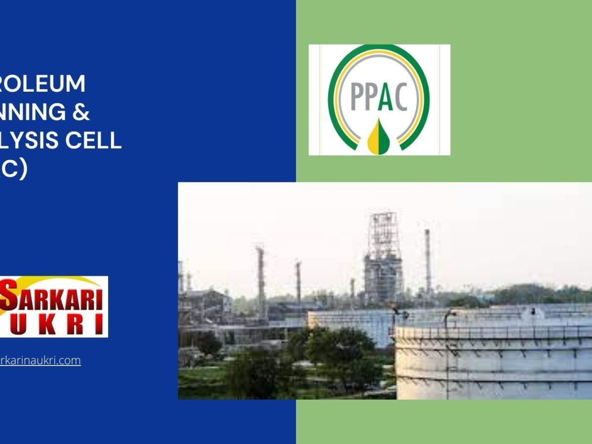 Petroleum Planning & Analysis Cell (PPAC) Recruitment