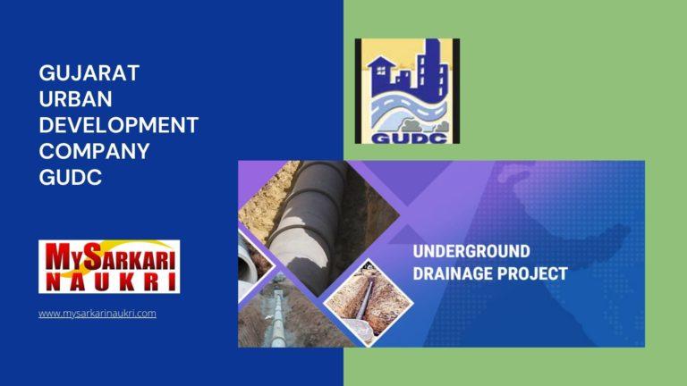 Gujarat Urban Development Company Gudc Recruitment