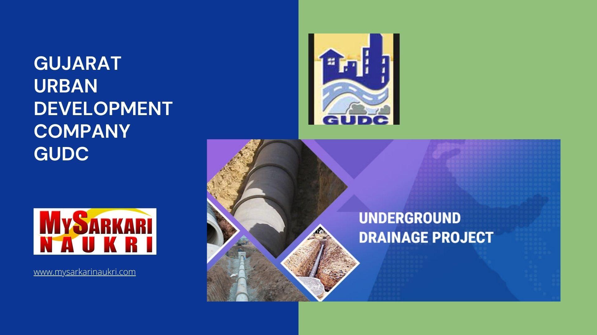 Gujarat Urban Development Company Gudc Recruitment