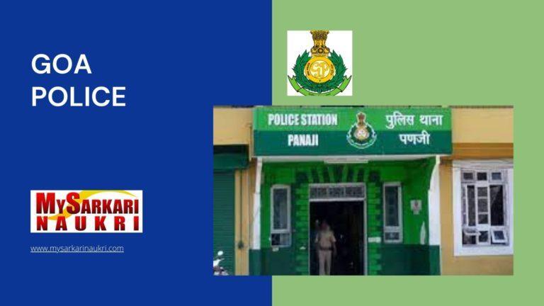 Goa Police Recruitment