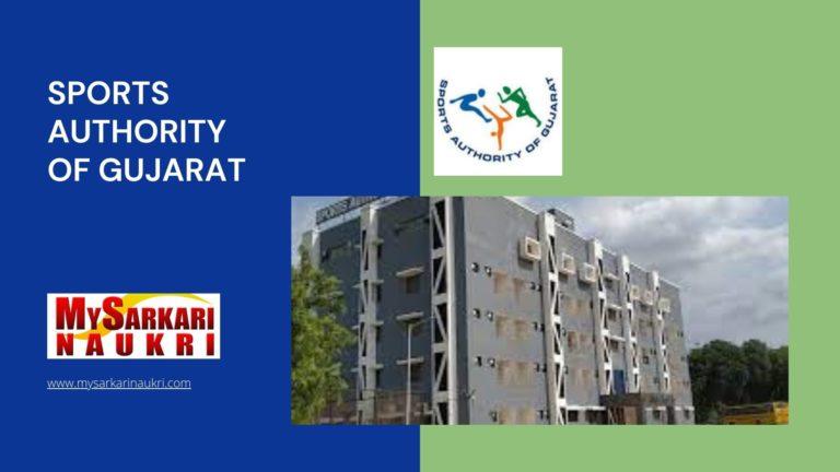 Sports Authority Of Gujarat Recruitment
