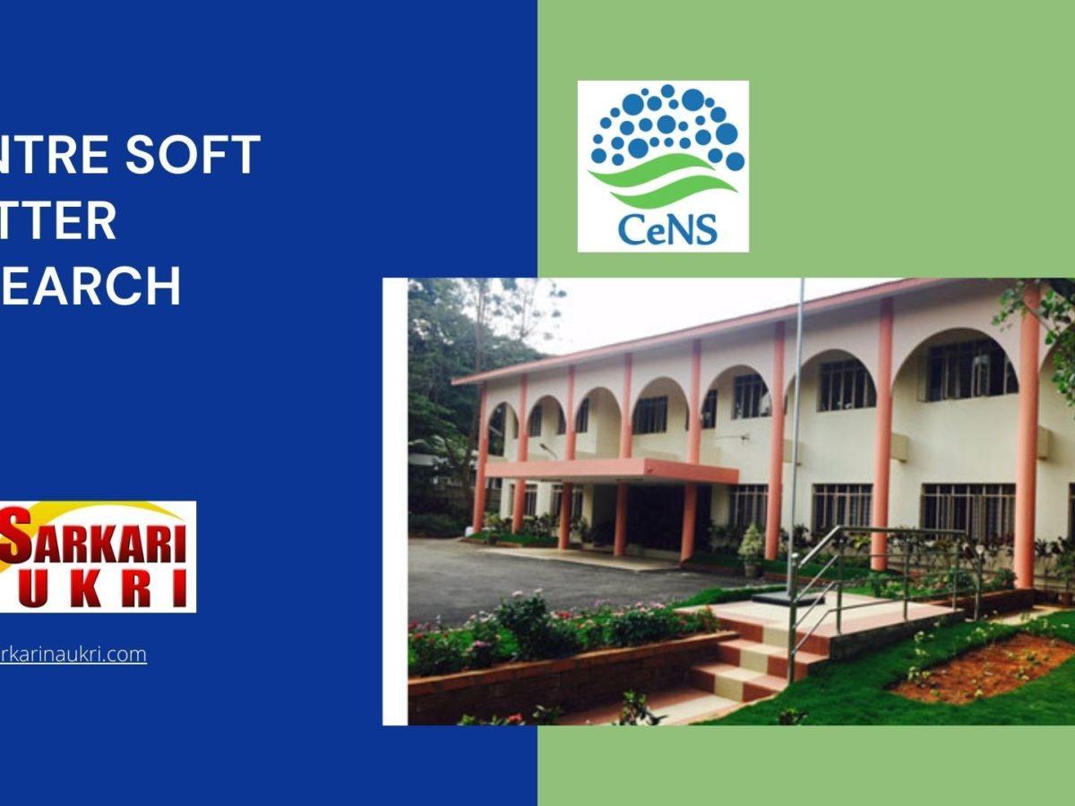 Centre for Soft Matter Research Recruitment