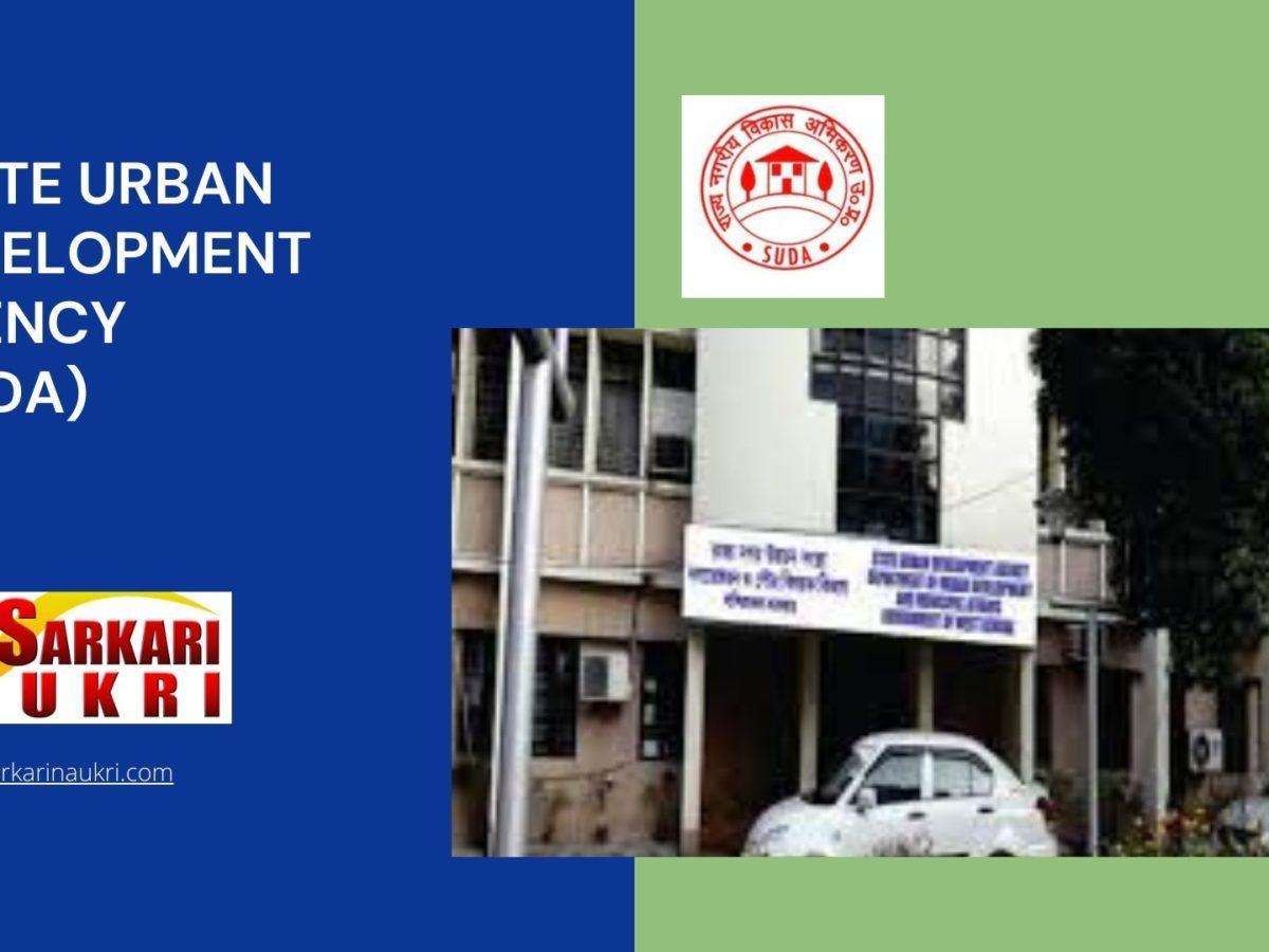 State Urban Development Agency (SUDA) Recruitment