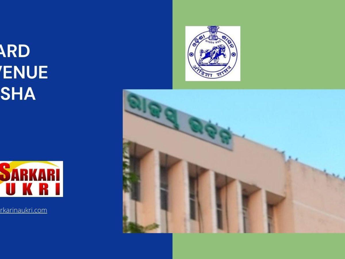 Board Revenue Odisha Recruitment