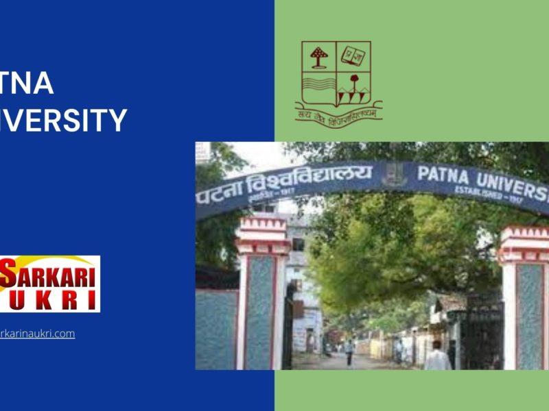 Patna University Recruitment